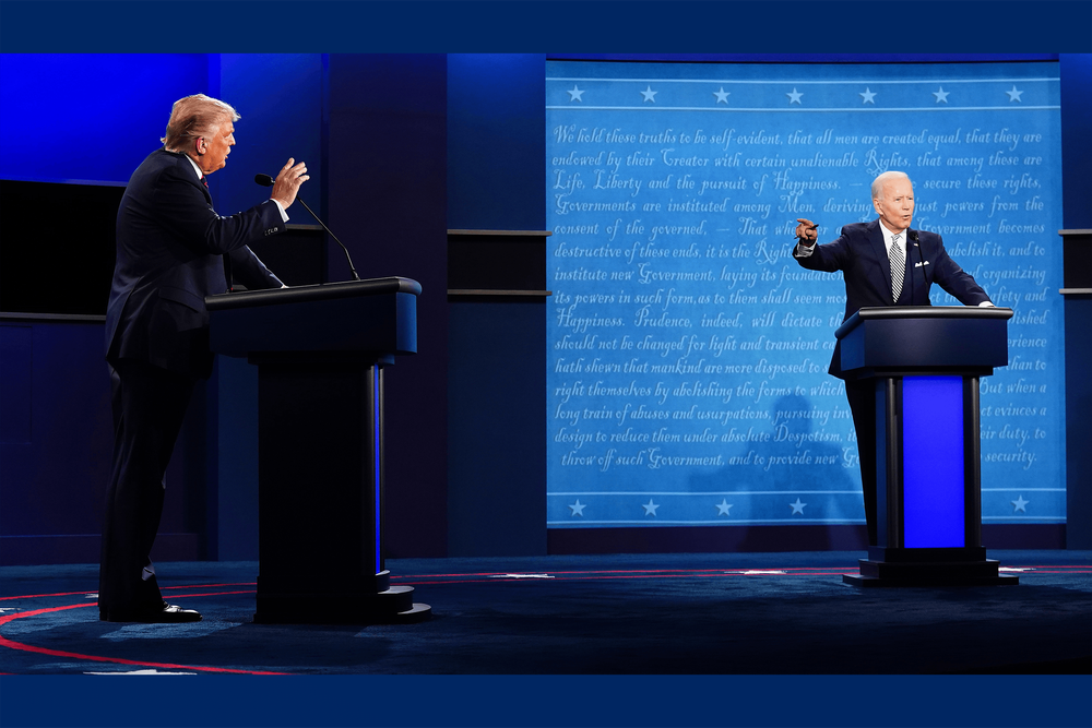 Viime hetken täyskäännös – Trumpin ja Bidenin viimeinen debatti olikin yllättäen debatti post image
