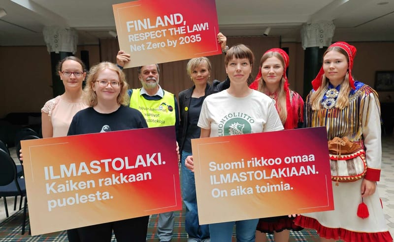 Ympäristö- ja ihmisoikeusjärjestöt vievät hallituksen oikeuteen ilmastolain rikkomisesta post image