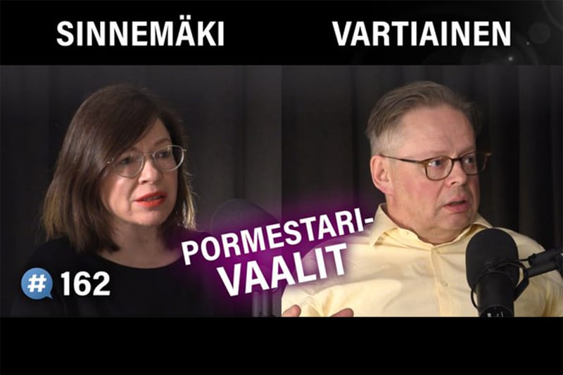 Kilpailevat pormestariehdokkaat Anni Sinnemäki ja Juhana Vartiainen samoilla linjoilla Helsingin kehittämisestä post image